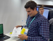 Иван Лихачёв представляет Институт на Ярмарке разработок в Москве